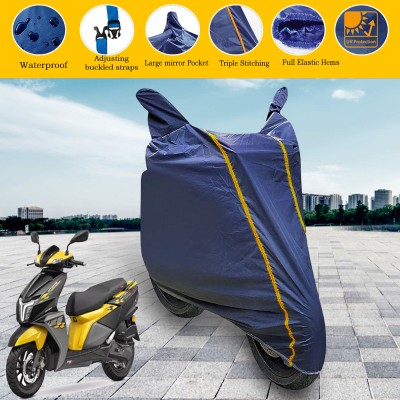 GARREGE Waterproof Two Wheeler Cover for TVS(Ntorq 125, Blue)