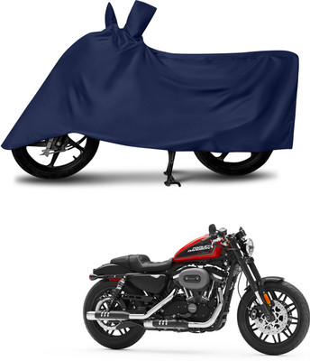Mdstar Waterproof Two Wheeler Cover for Harley Davidson(Roadster, Blue)