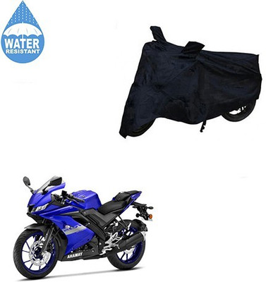 MMSSTAR Waterproof Two Wheeler Cover for Yamaha(R15 V3, Black)