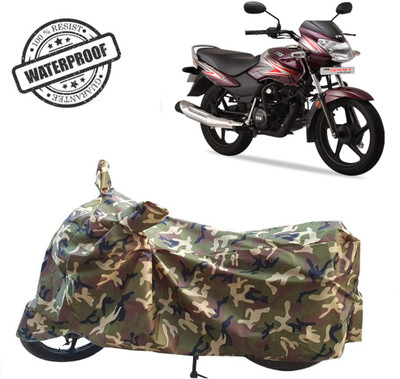 ROYAL AUTO MART Waterproof Two Wheeler Cover for TVS(Sport, Green, Multicolor)