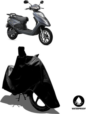 Amexride Waterproof Two Wheeler Cover for Ampere(V 48 BS6, Black)