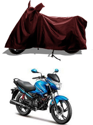 GROFATIK Two Wheeler Cover for Hero(Glamour i3s BS6, Maroon)