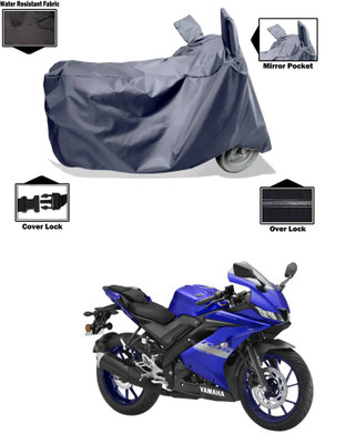 PAGORA Waterproof Two Wheeler Cover for Yamaha(YZF R1 BS6, Grey)