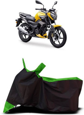 RAAMKM Waterproof Two Wheeler Cover for TVS(Raider, Green)