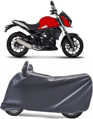 V VINTON Two Wheeler Cover for Mahindra(Mojo UT 300, Grey)