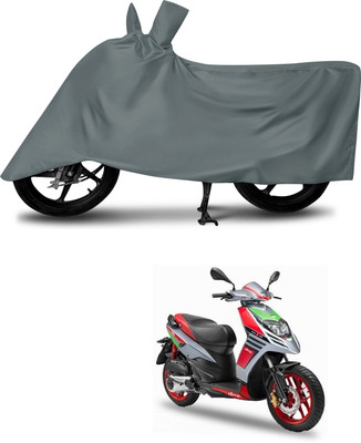 aosis Waterproof Two Wheeler Cover for Aprilia(SR 150, Grey)