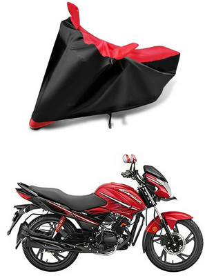 AutoGalaxy Waterproof Two Wheeler Cover for Hero(Glamour i3s, Red, Black)