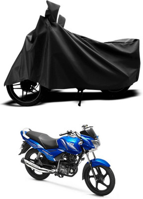 KEDIT Two Wheeler Cover for TVS(Star City BS6, Black)