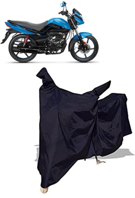 Amexride Two Wheeler Cover for Hero(MotoCorp Splendor iSmart, Black)