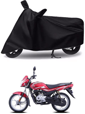 KEDIT Two Wheeler Cover for Bajaj(Platina 100, Black)