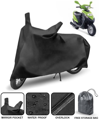 HMS Two Wheeler Cover for Mahindra(Flyte, Black)