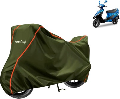 Juvdoxj Two Wheeler Cover for TVS(Pep Plus BS6, Multicolor)