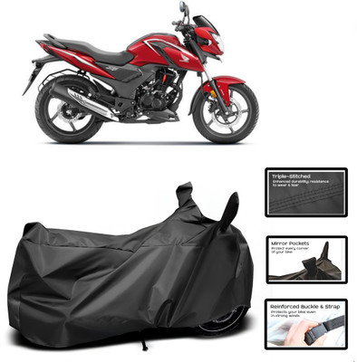 WMIZEXA Two Wheeler Cover for Honda(SP125, Black)
