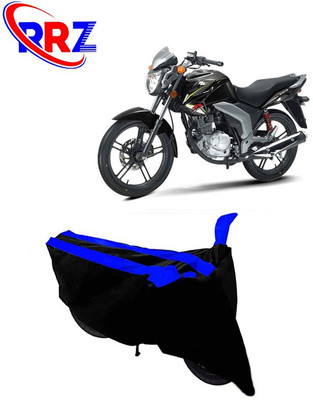 RRZ Waterproof Two Wheeler Cover for Suzuki(GSX, Black, Blue)