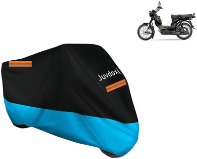 Juvdoxj Waterproof Two Wheeler Cover for TVS(Heavy Duty BS6, Blue)