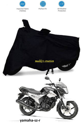 AutoRash Two Wheeler Cover for Yamaha(SZ R, Black)