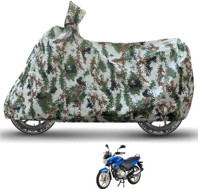 Caronix Waterproof Two Wheeler Cover for Bajaj(Discover 150 f, Green)