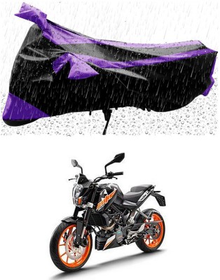 Ascension Two Wheeler Cover for KTM(200 Duke, Black, Purple)