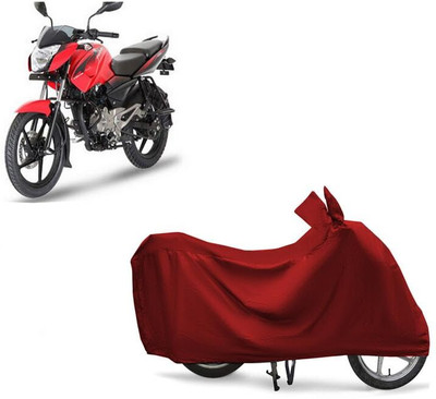 KEDIT Two Wheeler Cover for Bajaj(Pulsar 135 LS DTS-i, Maroon)