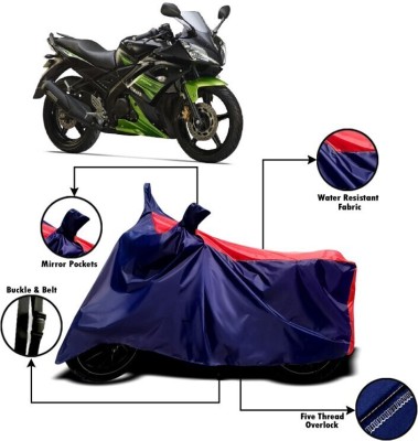 DeepShakshi AUTOMOTIVE Two Wheeler Cover for Yamaha(YZF R15 S, Red, Blue)