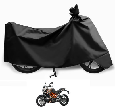 Auto Hub Two Wheeler Cover for KTM(Duke 390, Black)