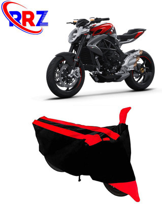 RRZ Waterproof Two Wheeler Cover for MV Agusta(Brutale, Black, Red)