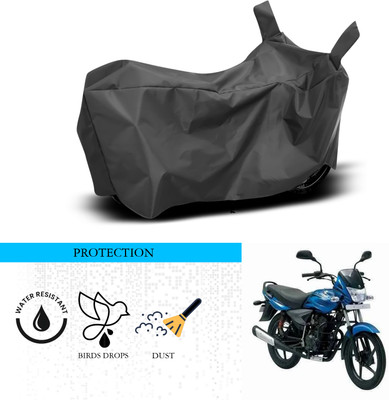 ANTHUB Waterproof Two Wheeler Cover for Bajaj(Platina 125, Black)