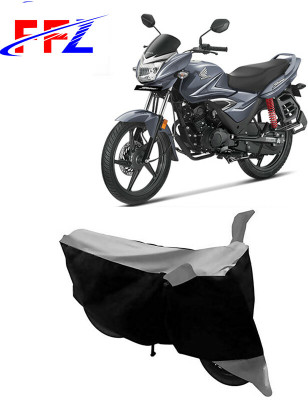 FFZ Waterproof Two Wheeler Cover for Honda(CB Shine, Black, Grey)
