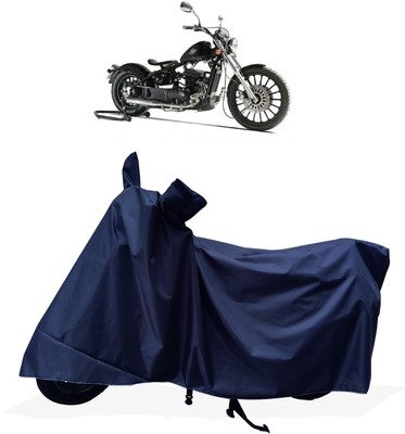 Tricway Two Wheeler Cover for Royal Enfield(Bobber 350, Blue)