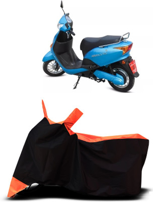 VESMEI Two Wheeler Cover for Hero(Electric Optima HS500 ER BS6, Orange)