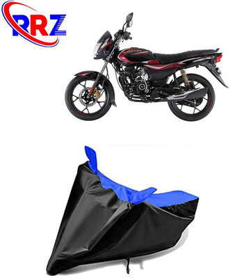 RRZ Waterproof Two Wheeler Cover for Bajaj(Platina 110 H-Gear, Black, Blue)