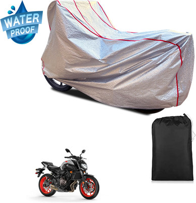 PAGORA Waterproof Two Wheeler Cover for Yamaha(MT 07, Silver)
