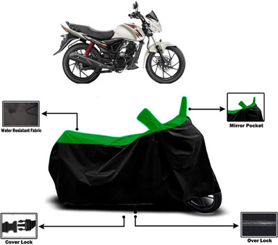 Amexride Two Wheeler Cover for Suzuki(Sling Shot Plus, Green)