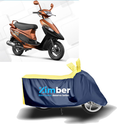 AutoRash Two Wheeler Cover for TVS(Scooty Pep+, Yellow, Blue)