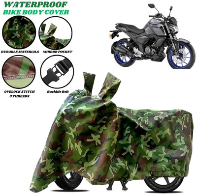 SRP PRODUCT Waterproof Two Wheeler Cover for Yamaha(FZS-FI V3 BS6, Green)