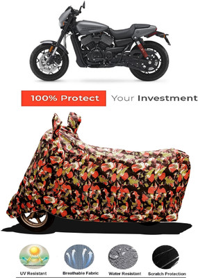 Amexride Two Wheeler Cover for Harley Davidson(Street Rod, Multicolor)