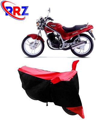 AutoGalaxy Waterproof Two Wheeler Cover for Kinetic(GF 125, Black, Red)