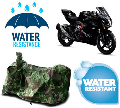 AUTOCAD Waterproof Two Wheeler Cover for TVS(Apache RTR 310 BS6, Green)