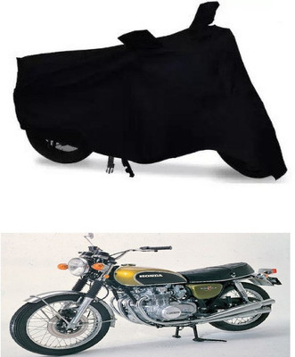 ENTIRELY ELITE Waterproof Two Wheeler Cover for Honda(CB 500, Black)