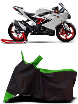 VESMEI Two Wheeler Cover for TVS(Apache RTR 310 BS6, Green)
