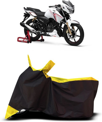 VESMEI Two Wheeler Cover for TVS(Apache RTR 180, Yellow)