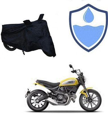 DeepShakshi AUTOMOTIVE Waterproof Two Wheeler Cover for Ducati(Scrambler, Black)