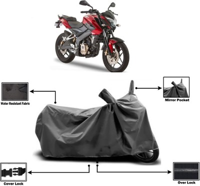 Amexride Two Wheeler Cover for Bajaj(Pulsar 180NS BS6, Grey)