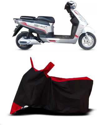 VESMEI Two Wheeler Cover for Hero(Electric NYX e5, Red)