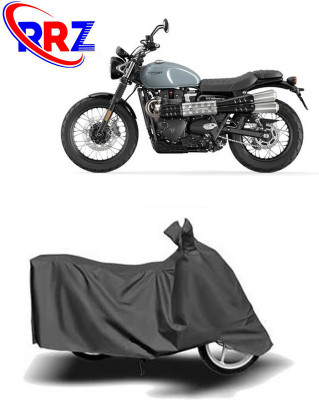 RRZ Waterproof Two Wheeler Cover for Triumph(Street Scrambler, Grey)