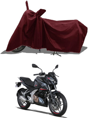 DeepShakshi AUTOMOTIVE Two Wheeler Cover for Bajaj(Pulsar 180 BS6, Maroon)