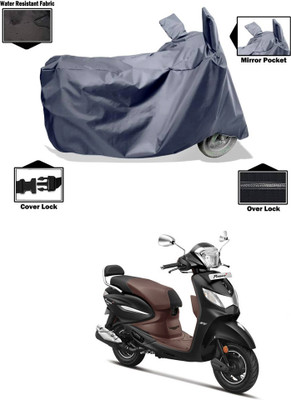 PAGORA Waterproof Two Wheeler Cover for Hero(Pleasure Plus, Grey)