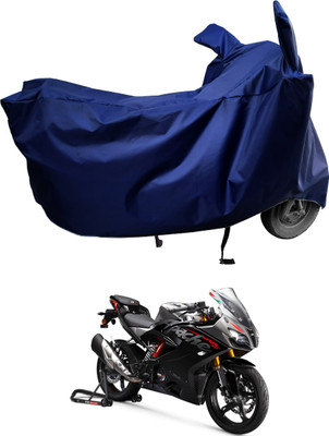 Amexride Two Wheeler Cover for TVS(Apache RTR 310, Blue)