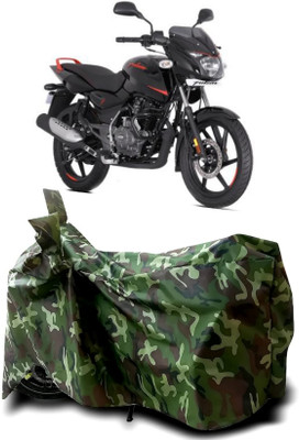 Autofly Waterproof Two Wheeler Cover for Bajaj(Pulsar 125, Multicolor)