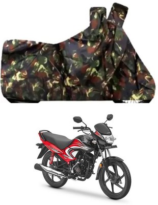 Furious3D Two Wheeler Cover for Honda(Dream Yuga, Multicolor)